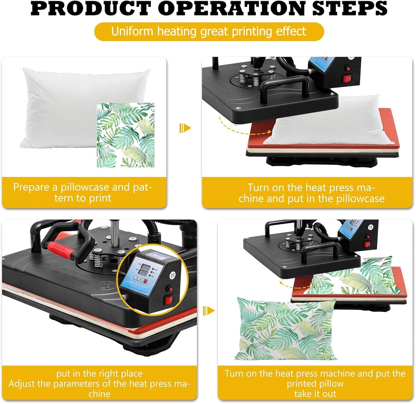 5 in One Heat Press Machine