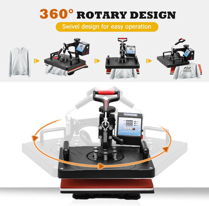 5 in One Heat Press Machine